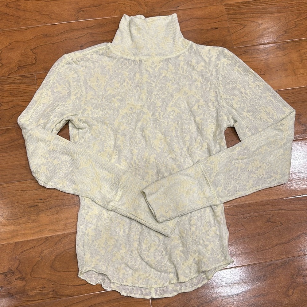 Free people sheer turtleneck